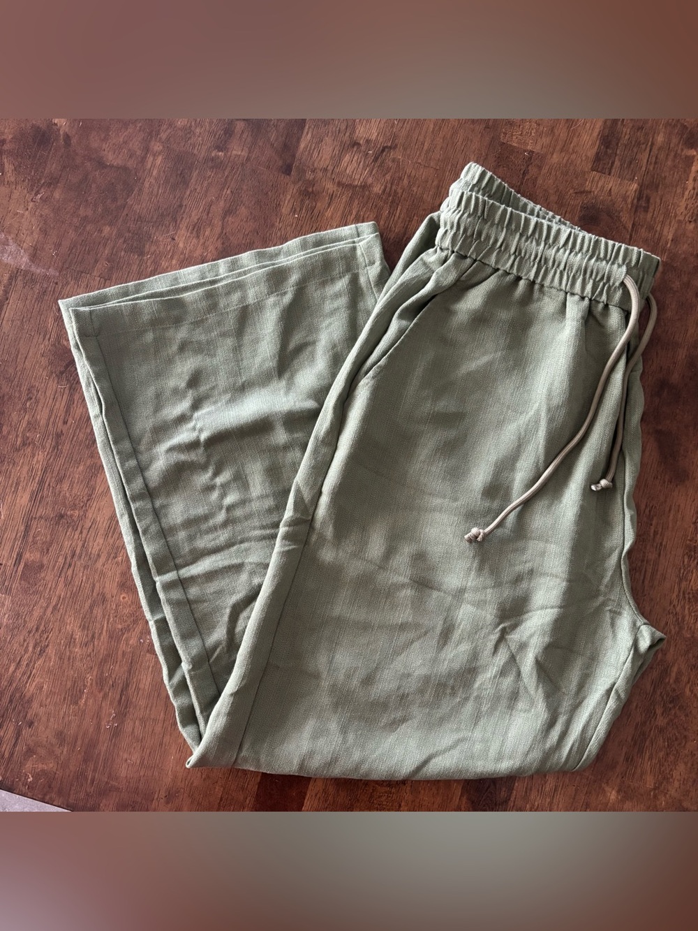 HALARA Olive Green Wide Leg Pants - Picture 6 of 11